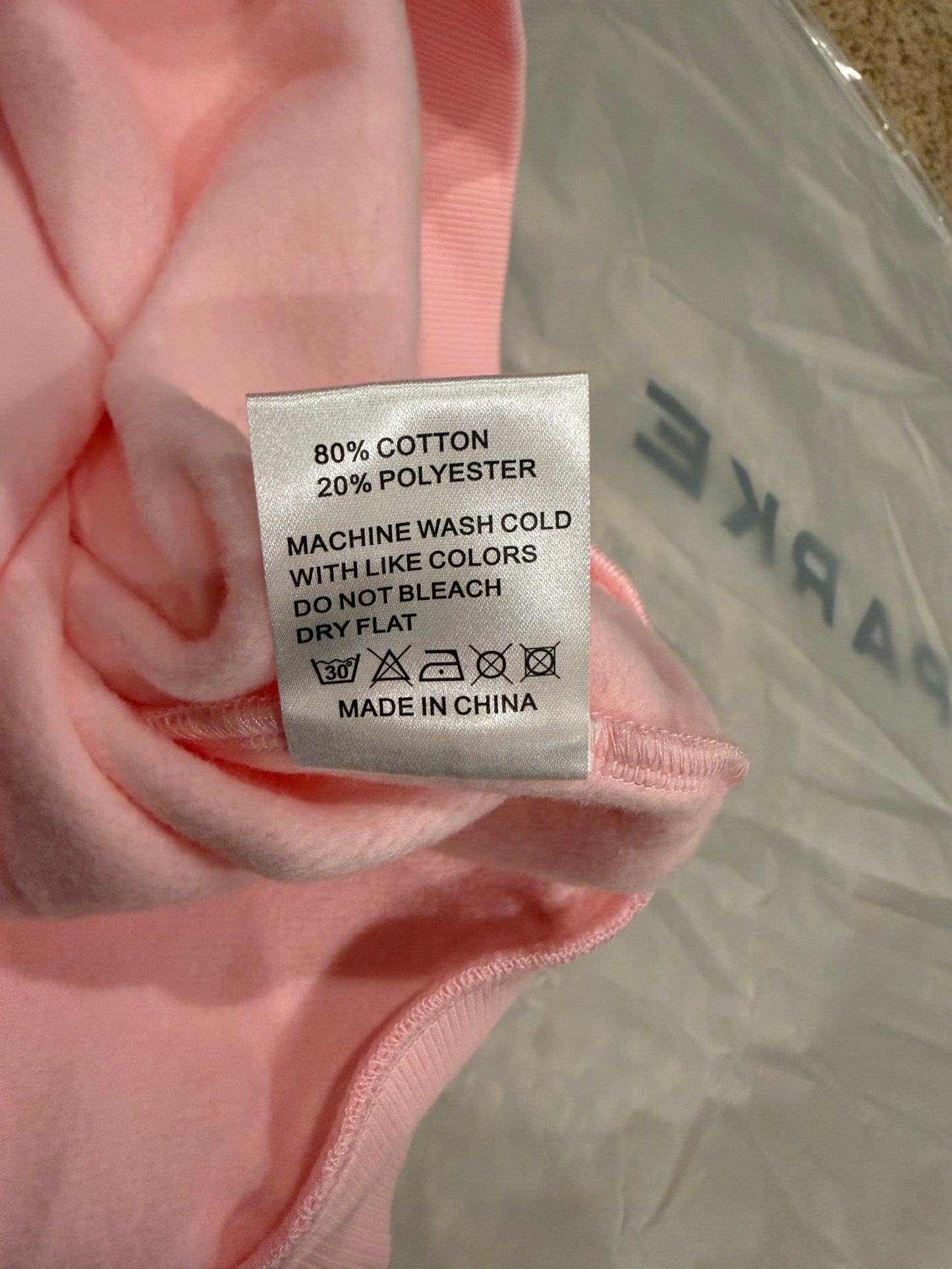 Parke Varsity Mockneck Sweatshirt Spinkle Pink